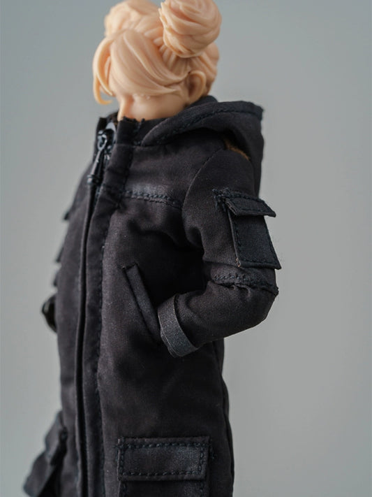 1/12 Scale 6-inch Female Action Figure Trench Coat Jacket