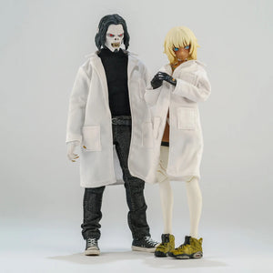 1/12 Scale Lab Coat Clothing Accessory For 6-Inch Action Figures