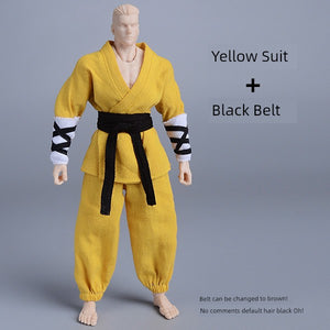 1/12 Scale Shaolin Monk Kung Fu Uniform for 6" Action Figures