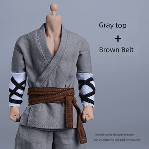 1/12 Scale Shaolin Monk Kung Fu Uniform for 6" Action Figures