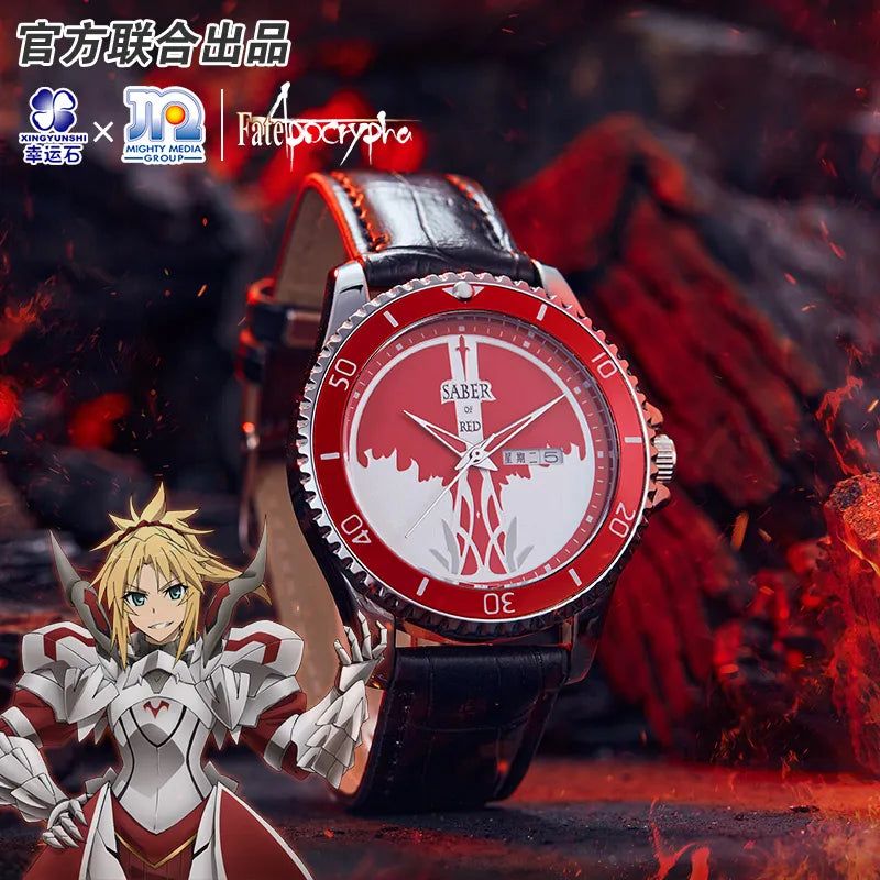 Fate Apocrypha セイバー 腕時計 ウォッチ Fate Apocrypha Watch Mordred Red Saber Anime Watch – PriceFrack