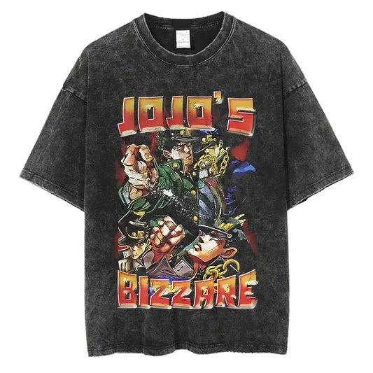 Jojo's Bizarre Adventure Jotaro Shirt Oversized Style Shirt