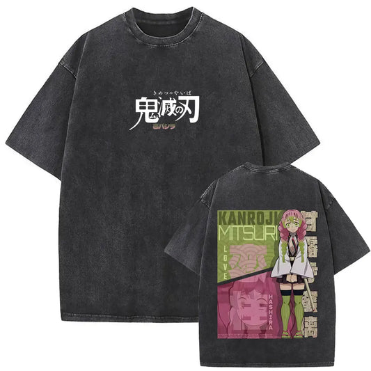 Demon Slayer Mitsuri Shirt Vintage Oversized Style Anime Shirt