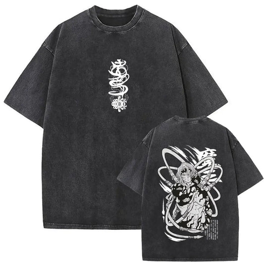 Demon Slayer Muzan Shirt Vintage Oversized Style Anime Shirt