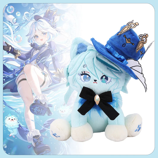 Genshin Impact Furina Cat Plush Cute Anime Plush