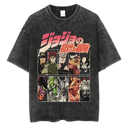 Jojo's Bizarre Adventure Shirt Oversized Style Anime Shirt