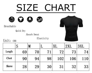 Naruto Style Anime Compression Shirt - Men's Fitness Rash Guard