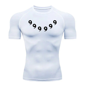 Naruto Style Anime Compression Shirt - Men's Fitness Rash Guard