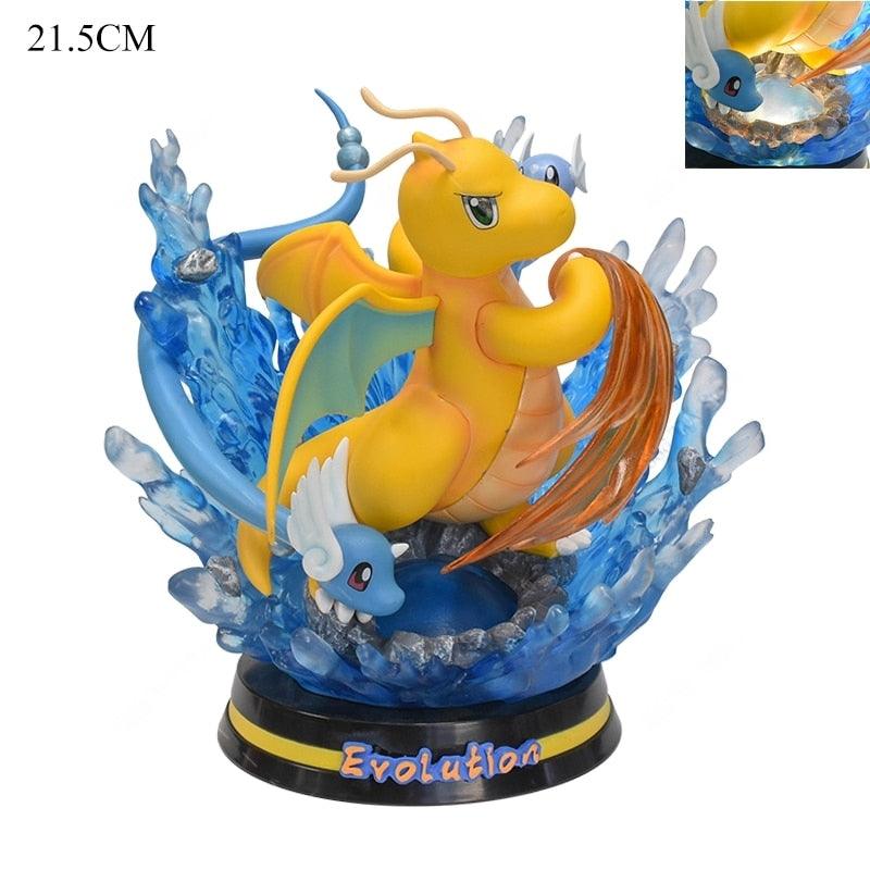 Pokemon Figure Dragonite Evolution GK Statue Anime Figure