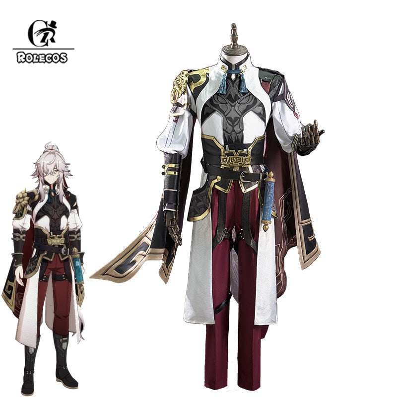 ROLECOS Game Honkai Star Rail Jing Yuan Anime Cosplay Costume Set Jing Yuan / S