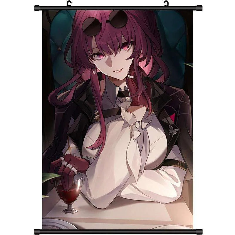 50X150CM Honkai: Star Rail Kafka Anime HD ART Wall Scroll Poster Home Decor