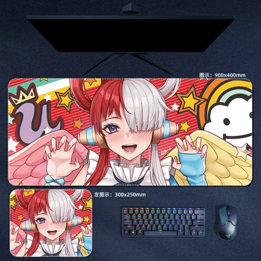 One Piece Mouse Pad Red Uta Large Anime Mouse Pad Desk Mat