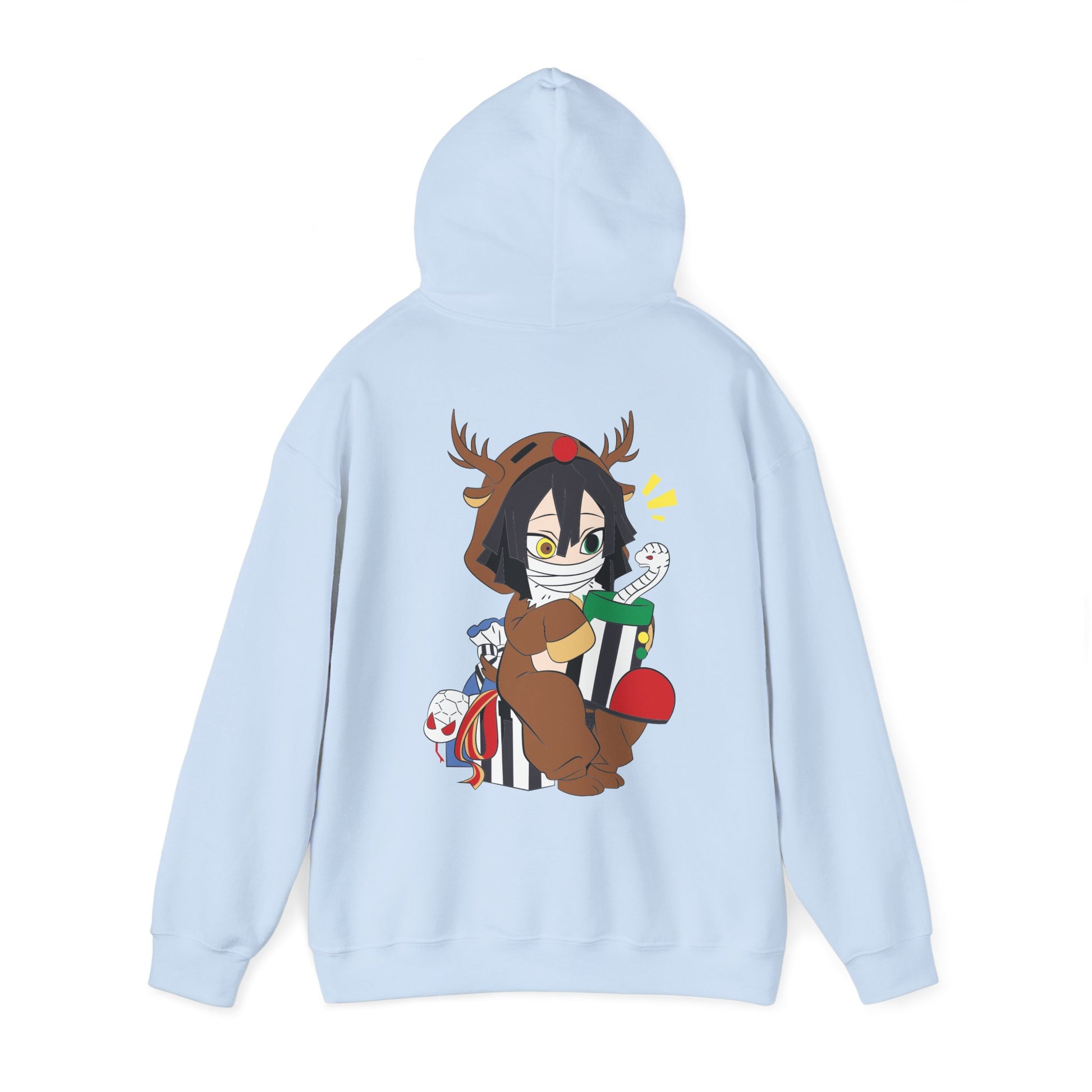 Demon Slayer Hoodie Chibi Obanai Iguro Chirstmas Anime Hoodie