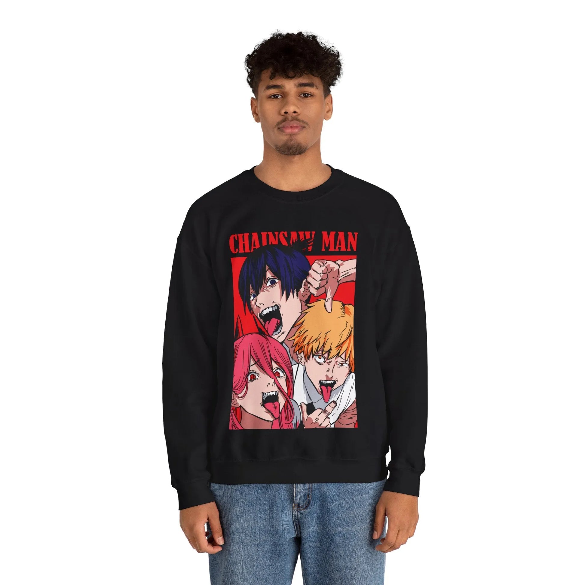 Chainsaw Man Sweatshirt Cozy and Stylish Anime Sweatshirt