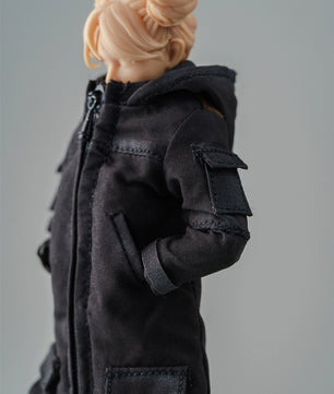 1/12 Scale 6-inch Female Action Figure Trench Coat Jacket