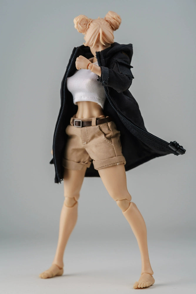 1/12 Scale 6-inch Female Action Figure Trench Coat Jacket