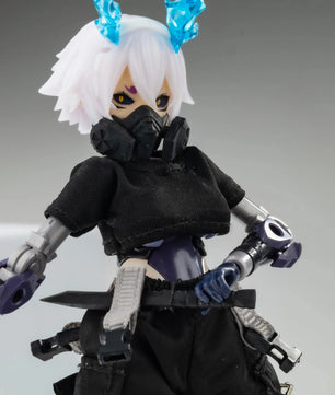 Mech Anime Girl 6 Inch Action Figure Clothes & Accessories Set
