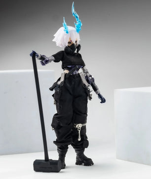 Mech Anime Girl 6 Inch Action Figure Clothes & Accessories Set