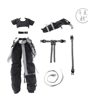 Mech Anime Girl 6 Inch Action Figure Clothes & Accessories Set