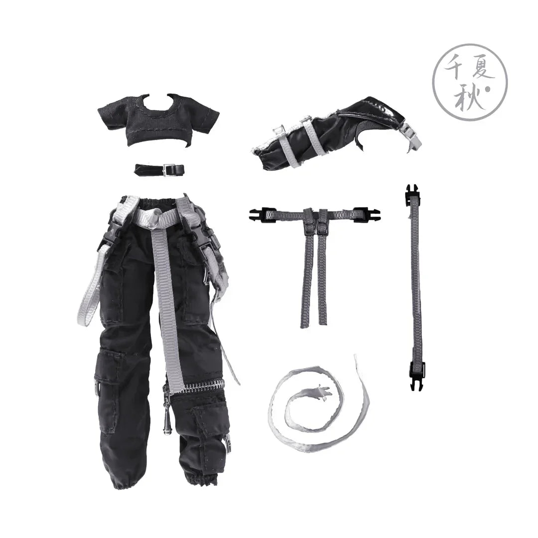 1/12 Scale 6" Mech Anime Girl Action Figure Clothing & Accessories Set