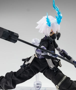 Mech Anime Girl 6 Inch Action Figure Clothes & Accessories Set