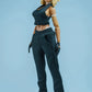 1/12 Scale Female Action Figure Clothes – Black Jogger Set w/Hoodie