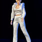 1/12 Scale Female Action Figure Clothes – White Jogger Set w/Hoodie