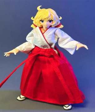 1/12 Scale Kimono Clothing Set For 6" Female Action Figures