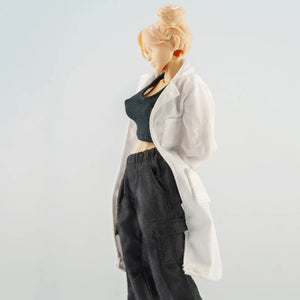 1/12 Scale Lab Coat Clothing Accessory For 6-Inch Action Figures