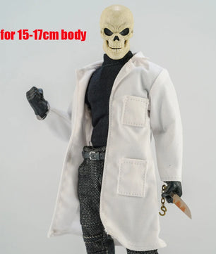 1/12 Scale Lab Coat Clothing Accessory For 6-Inch Action Figures