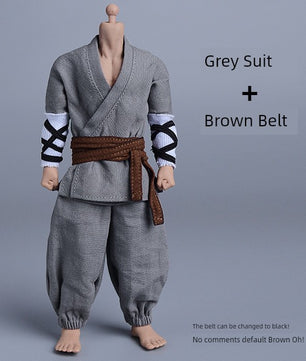 1/12 Scale Shaolin Monk Kung Fu Uniform for 6" Action Figures