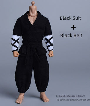 1/12 Scale Shaolin Monk Kung Fu Uniform for 6" Action Figures