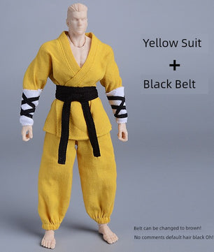 1/12 Scale Shaolin Monk Kung Fu Uniform for 6" Action Figures