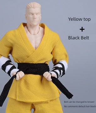 1/12 Scale Shaolin Monk Kung Fu Uniform for 6" Action Figures
