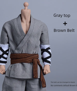 1/12 Scale Shaolin Monk Kung Fu Uniform for 6" Action Figures