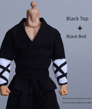 1/12 Scale Shaolin Monk Kung Fu Uniform for 6" Action Figures
