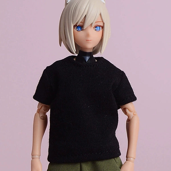 1/12 Scale Short-Sleeved T-shirt & Pants 6-Inch Female Action Figure Clothing