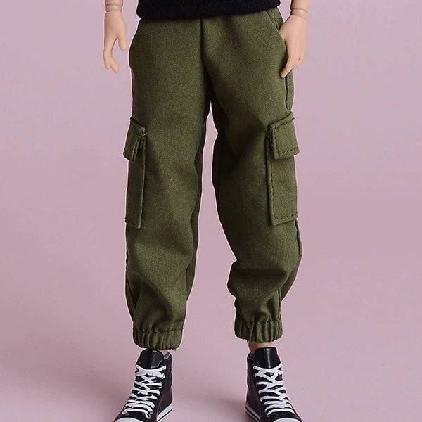 1/12 Scale Short-Sleeved T-shirt & Pants 6-Inch Female Action Figure Clothing