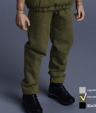 1/12 Scale Sleeveless Hoodie & Pants For 6" Male Action Figures
