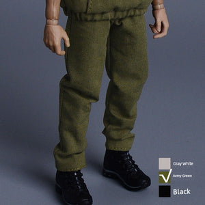 1/12 Scale Sleeveless Hoodie & Pants For 6" Male Action Figures