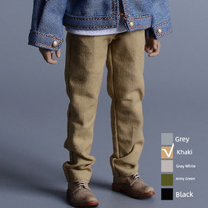 1/12 Scale Sleeveless Hoodie & Pants For 6" Male Action Figures