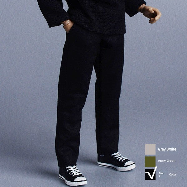 1/12 Scale Sleeveless Hoodie & Pants For 6" Male Action Figures