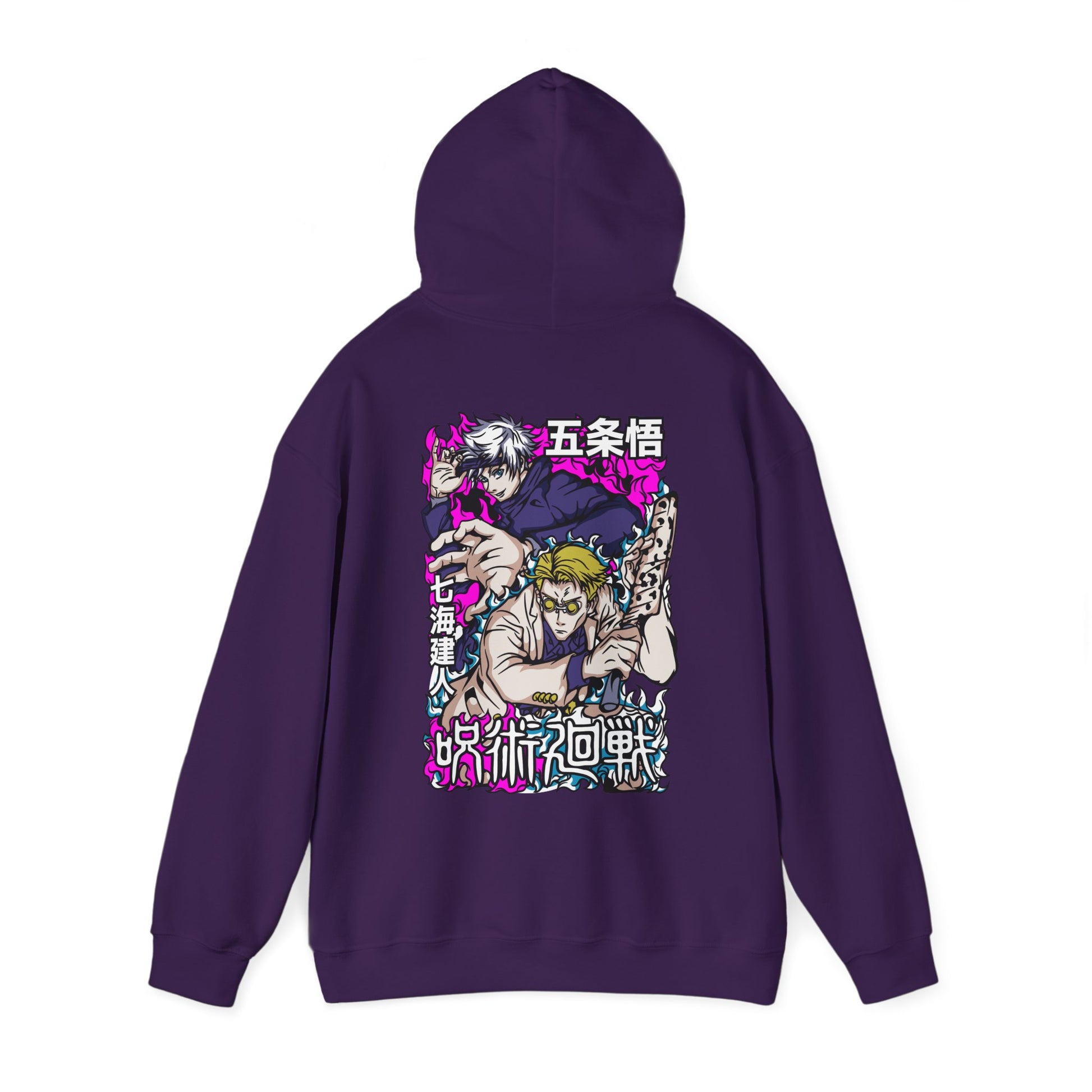 Jujutsu Kaisen Hoodie Gojo and Nanami Anime Graphic Hoodie