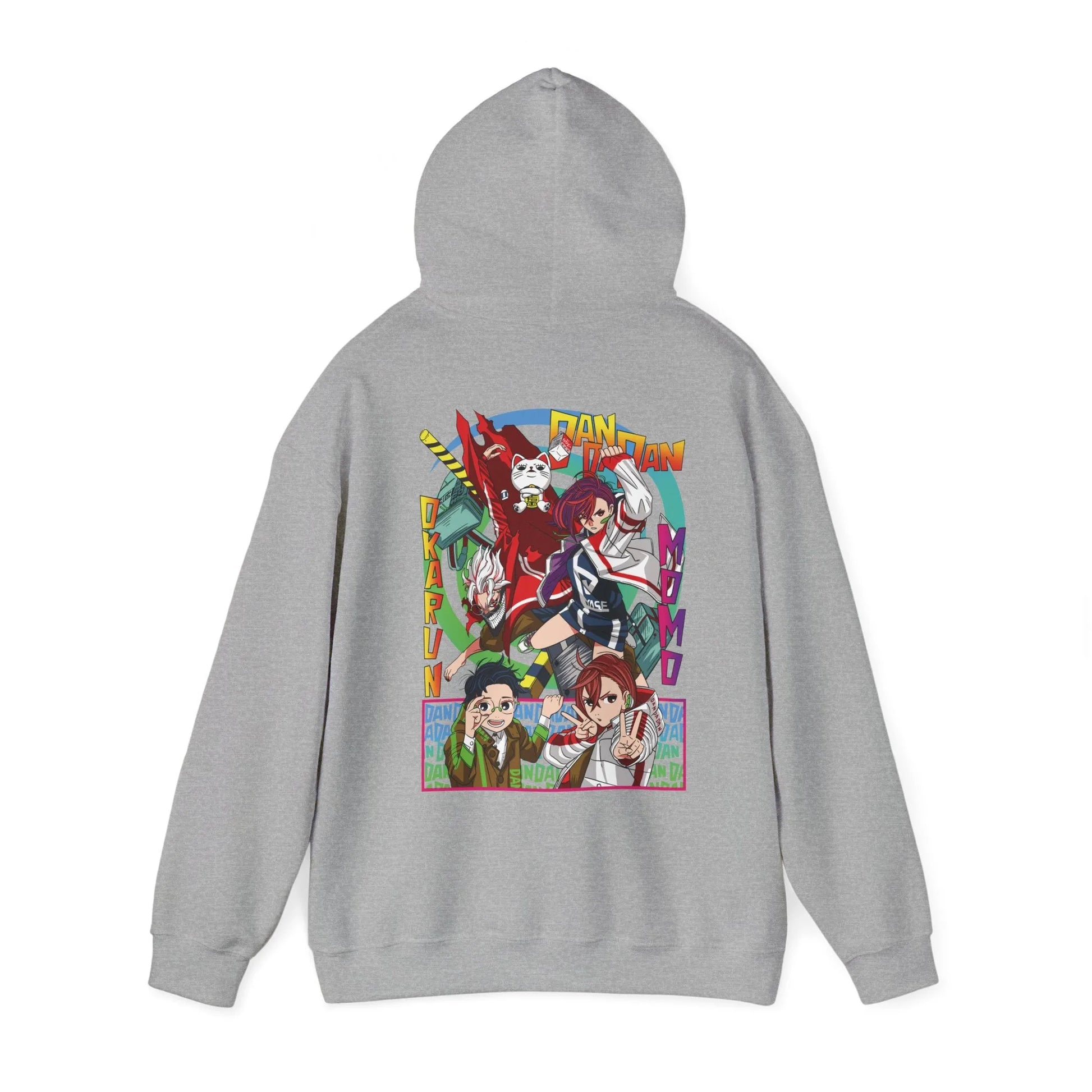 Dandadan Hoodie Momo Okarun V4 Premium Anime Graphic Hoodie