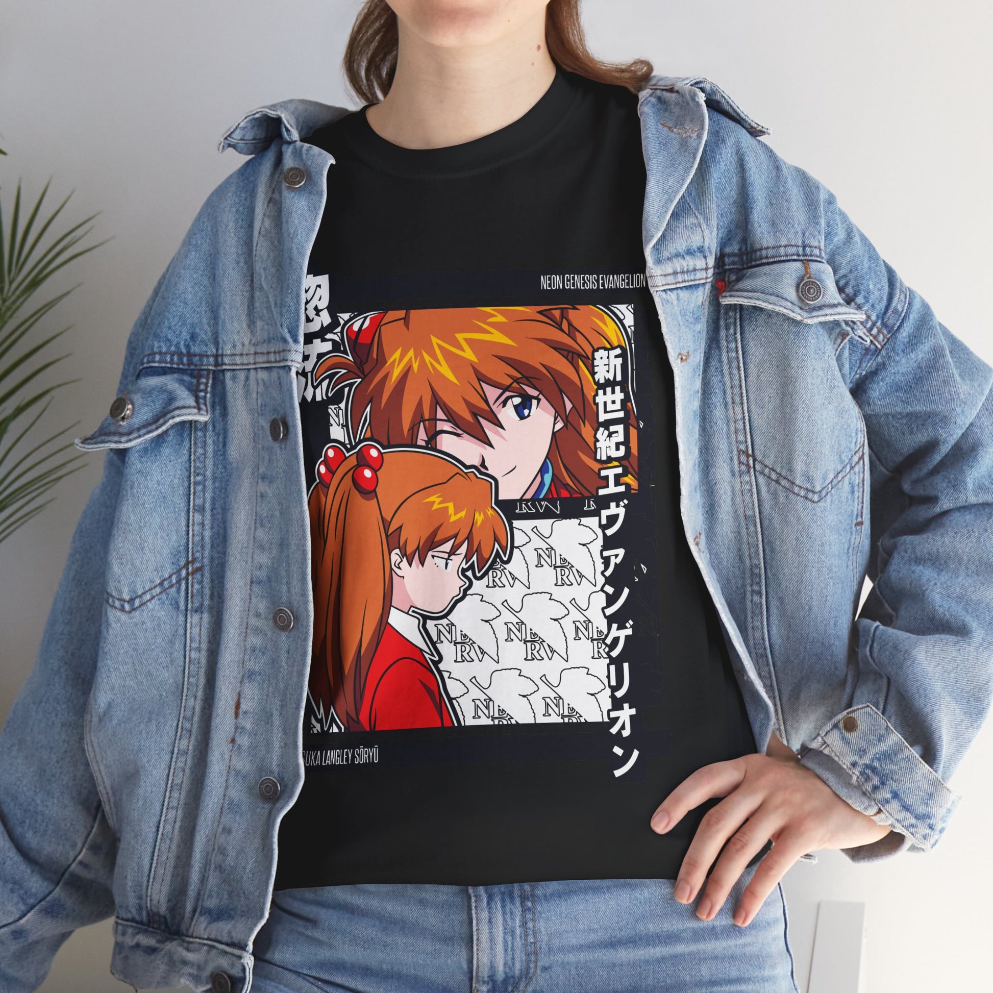 Neon Genesis Evanglion Asuka Langley Premium Anime Shirt