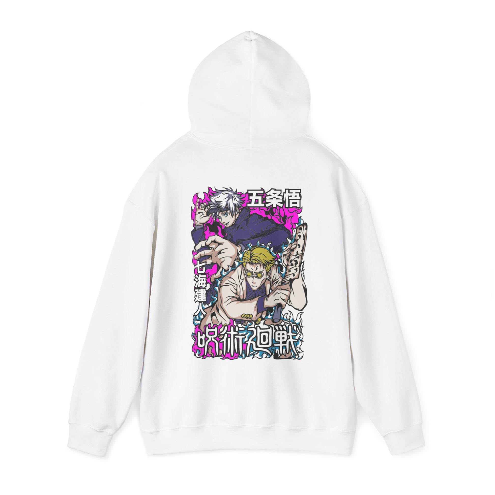 Jujutsu Kaisen Hoodie Gojo and Nanami Anime Graphic Hoodie