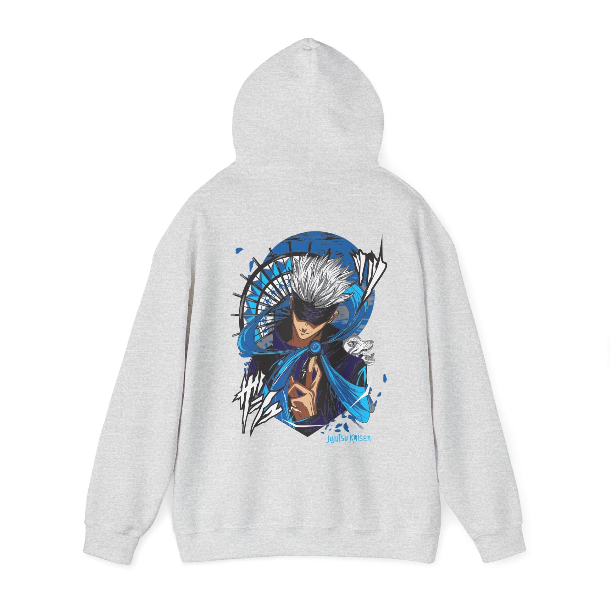 Jujutsu Kaisen Hoodie Gojo Blue Tech Premium Anime Hoodie