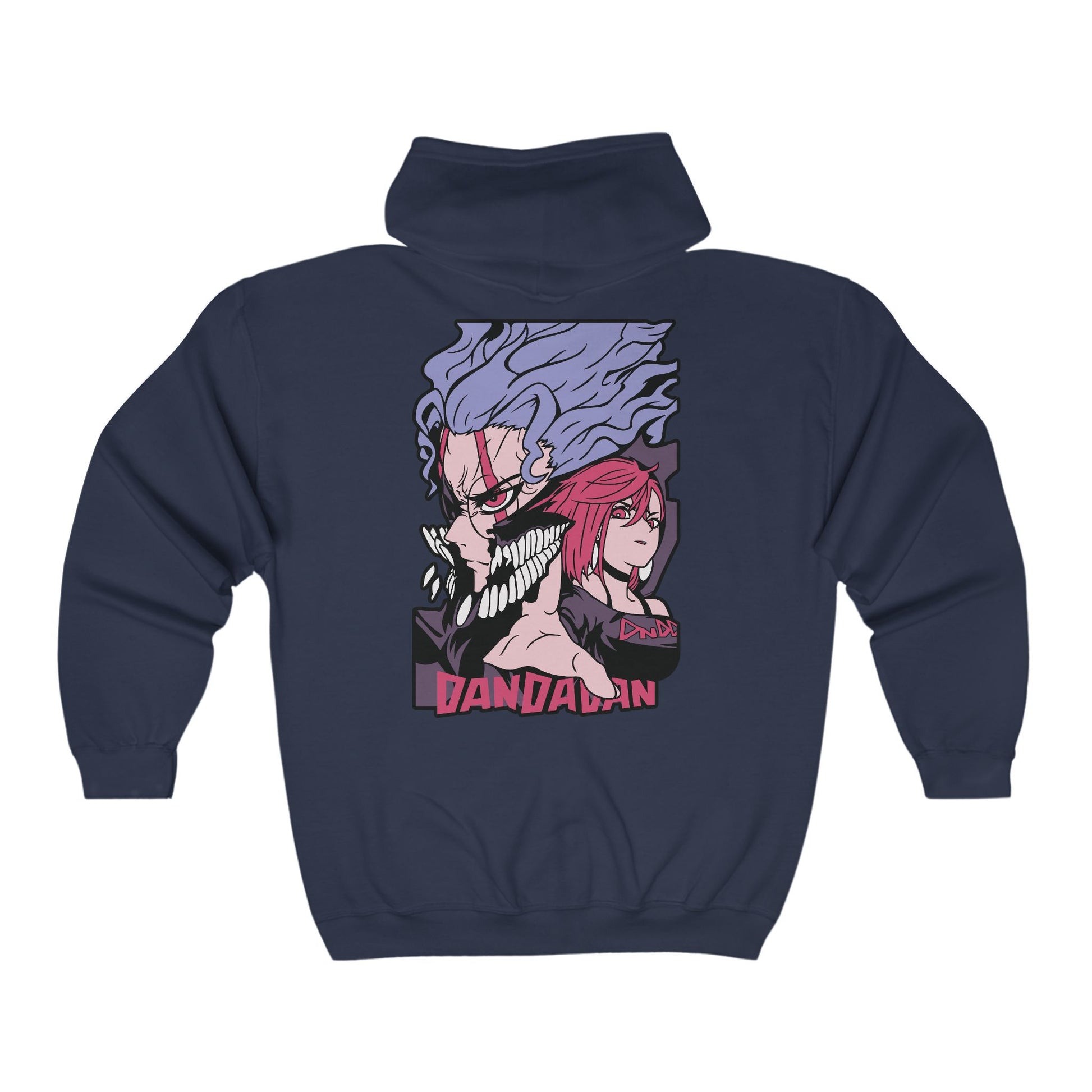 Dandadan Momo Ayase and Okarun Zip Hoodie Custom Anime Hoodie