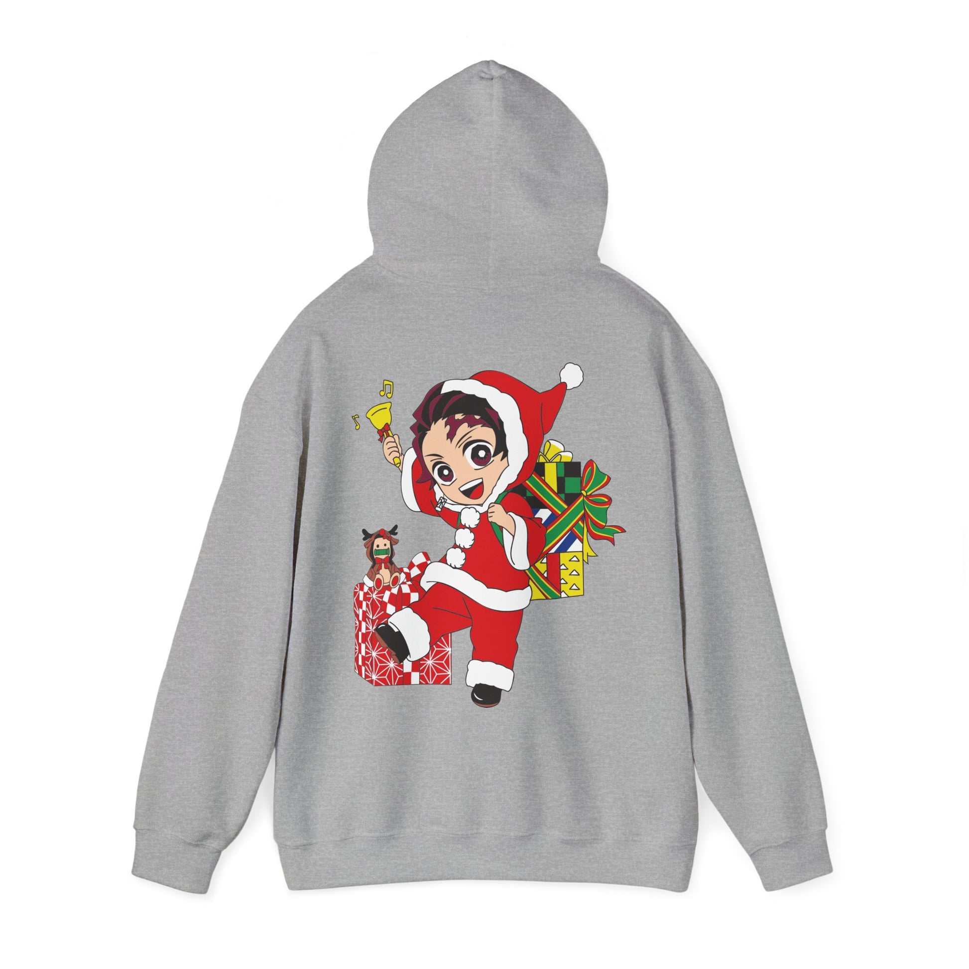 Demon Slayer Hoodie Chibi Tanjiro Chirstmas Anime Hoodie