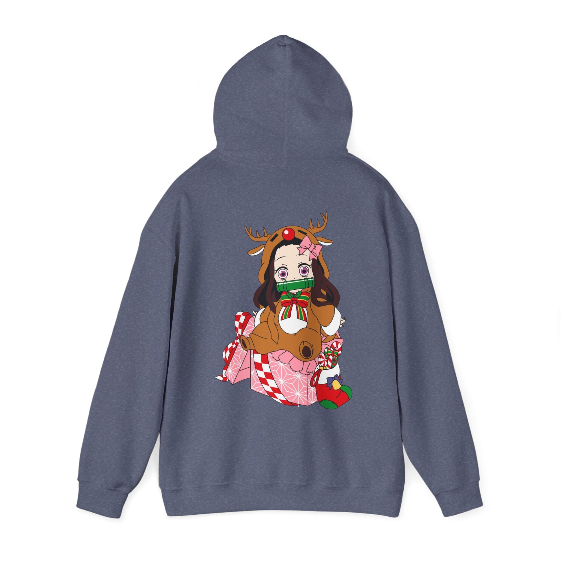 Demon Slayer Hoodie Chibi Nezuko Chirstmas Anime Hoodie